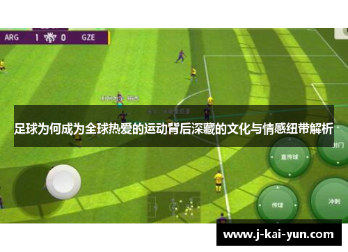 足球为何成为全球热爱的运动背后深藏的文化与情感纽带解析